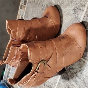 Camel color boots